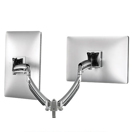 Chief K1D200 KONTOUR Dynamic Desk Clamp Mount, Silver