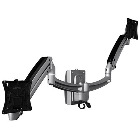 Chief K1S200 KONTOUR Dynamic Slat Wall Mount, Silver