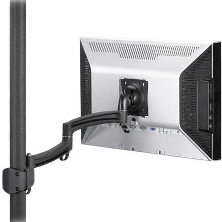 Chief K2P100 KONTOUR Dual Arm Pole Mount, Silver
