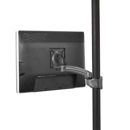 Chief Kontour K2P120 Articulating Single Display 2L Arm Pole Mount, Black