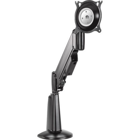 Chief KCV110 Height-Adjustable Single Arm Desk Mount, Single Monitor, Black
