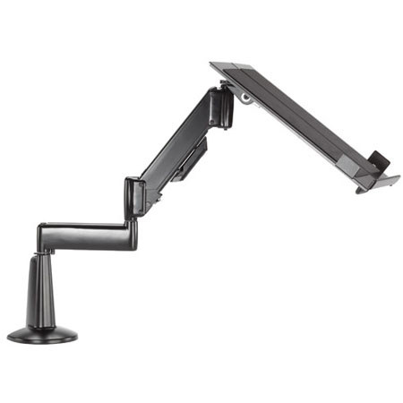 Chief KGL110 Height-Adjustable Laptop Dual Arm Mount, Black