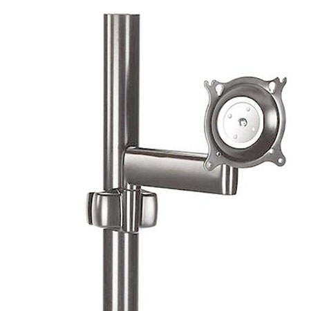 Chief KPS110 Flat Panel Single Arm Pole Mount, Silver