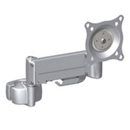 Chief KPV110 Height Adjustable Single Arm Pole Mount, Silver