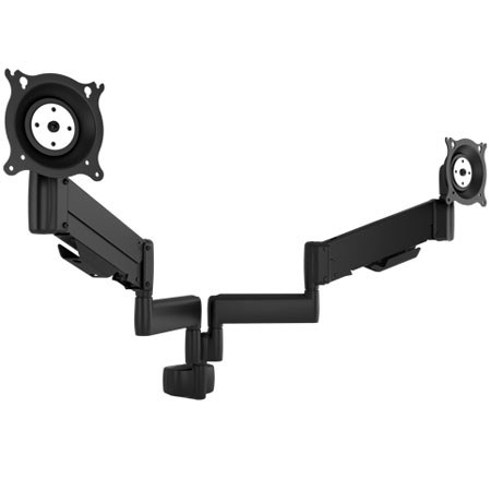 Chief KPY220 Height Adjustable Dual Arm Pole Mount, Silver