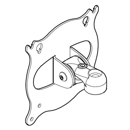 Chief KSA1006 Extreme Tilt Mechanism, Silver