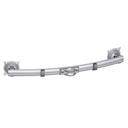 Chief KTA225 Widescreen Dual Horizontal Array Pole Clamp, Silver