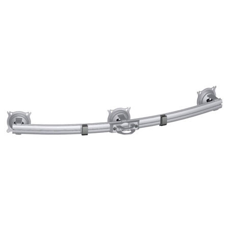 Chief KTA320 Triple Monitor Pole Clamp, Silver