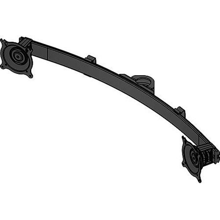 Chief KTA325 Widescreen Triple Horizontal Array Pole Clamp, Black