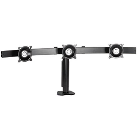 Chief KTC320 Triple Horizontal Desk Clamp Mount, Black