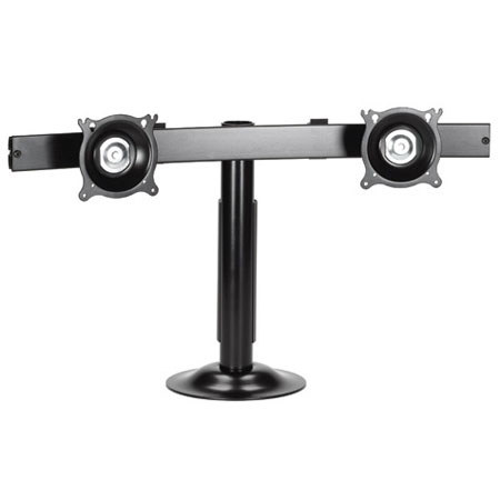 Chief KTG220 Dual Horizontal Grommet Mount, Silver