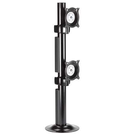 Chief KTG230 Dual Vertical Grommet Mount, Black