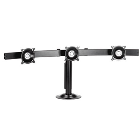 Chief KTG320 Triple Horizontal Grommet Mount, Black