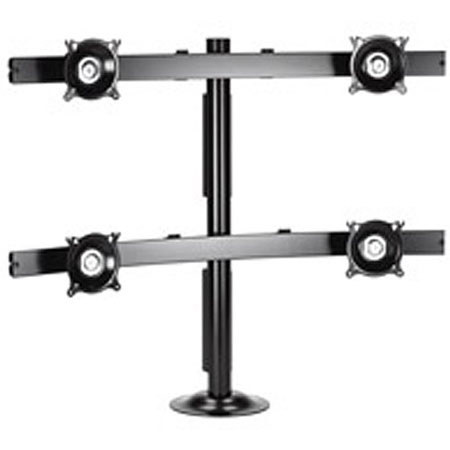 Chief KTG445 Widescreen Quad Monitor Grommet Mount, Silver