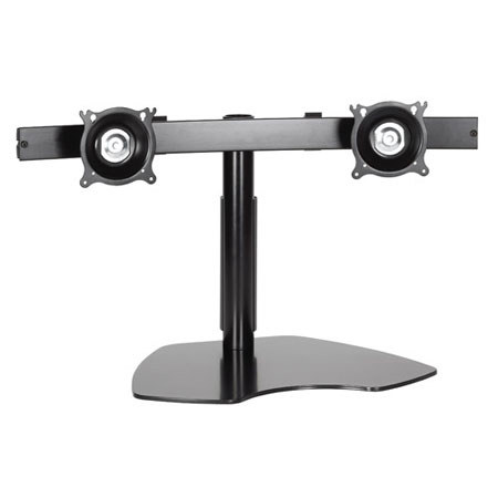 Chief KTP220 Dual Horizontal Monitor Table Stand, Black
