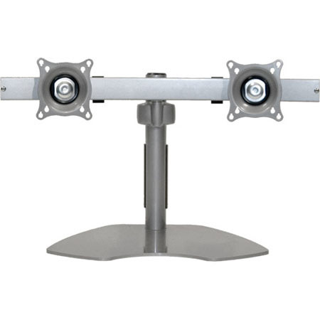 Chief KTP220 Dual Horizontal Monitor Table Stand, Silver