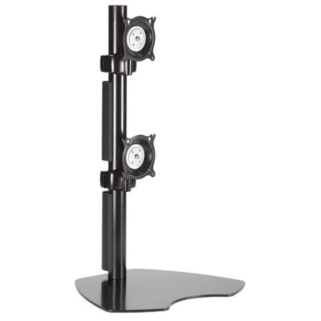 Chief KTP230 Dual Vertical Table Stand, Black