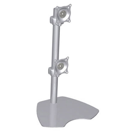 Chief KTP230 Dual Vertical Table Stand, Silver