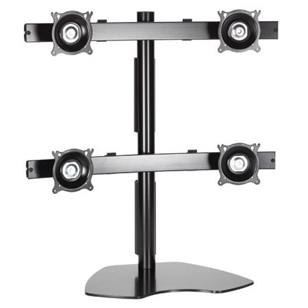 Chief KTP440 Quad Monitor Table Stand, Black