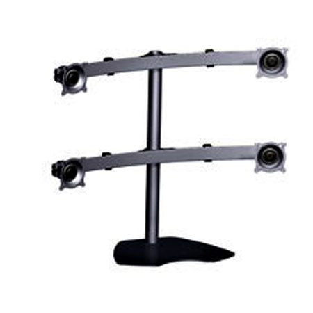 Chief KTP445 Widescreen Quad Monitor Table Stand, Black