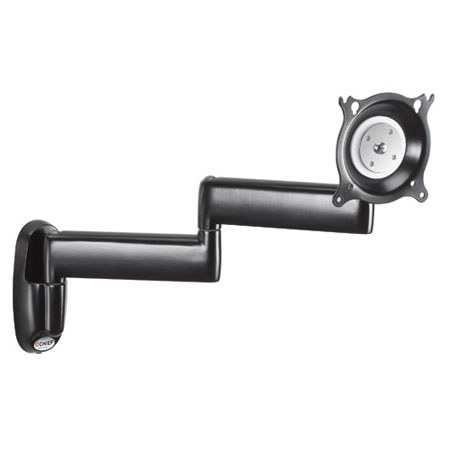 Chief KWD110 Small Flat Panel Dual Arm Wall Mount, Silver