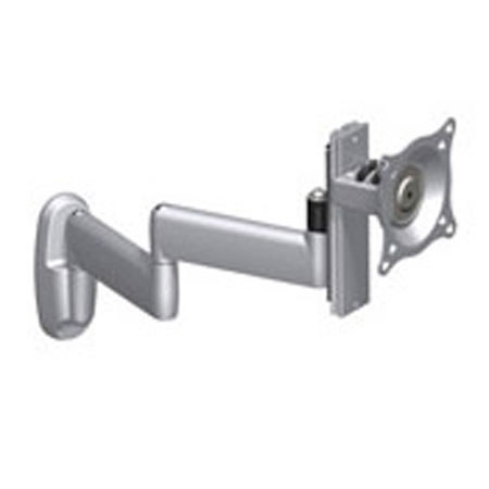 Chief KWD130 Height-Adjustable Dual Swing Arm Wall Mount, Silver