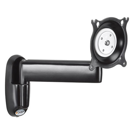Chief KWS110 Single Arm Wall Mount, Black