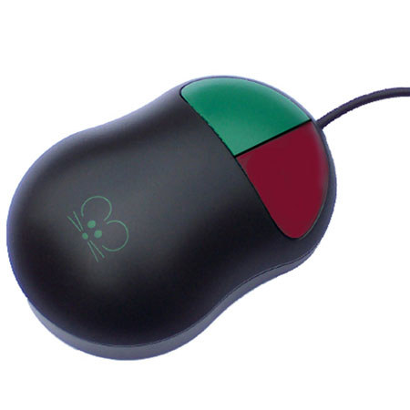 Chester Creek USB Color Coded Mouse - Green/Red Buttons