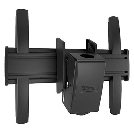 Chief Fusion MCM1U Medium Single Flat Panel Ceiling Mount, Black