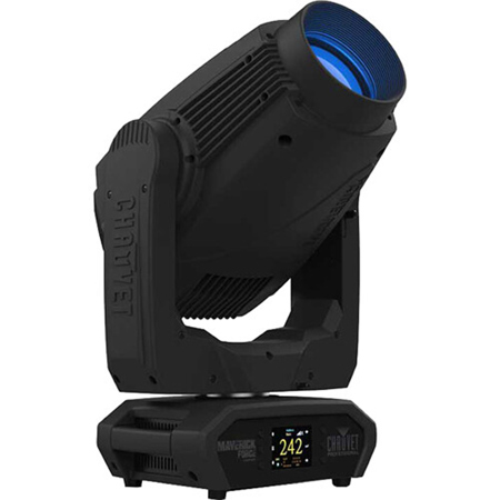 CHAUVET DJ Maverick Force 1 Spot 470W LED Moving Head Light Fixture with Gobos, Black