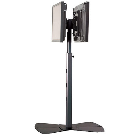 Chief MF26000 Medium Flat Panel Dual Display Floor Stand, Black