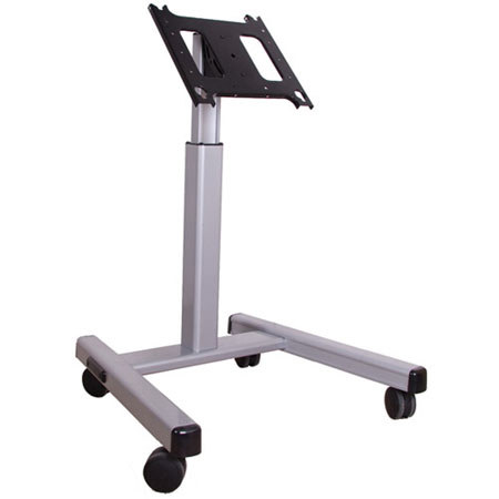 Chief MFMU 3' to 4' Medium Confidence Monitor Cart, Black