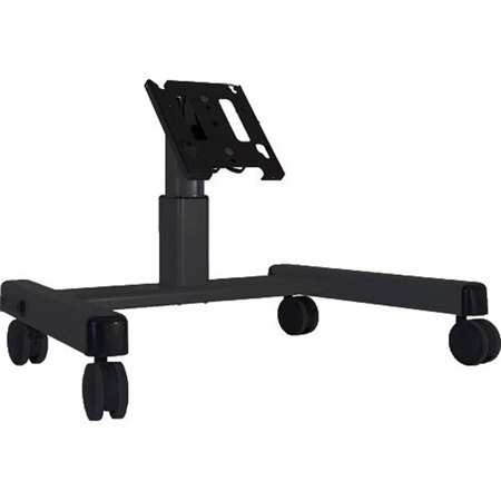 Chief MFQU 2ft Medium Confidence Monitor Cart, Black