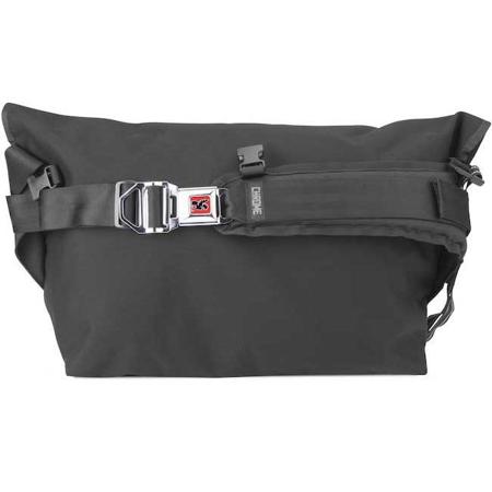 Chrome Metropolis Messenger Bag, Black/Red