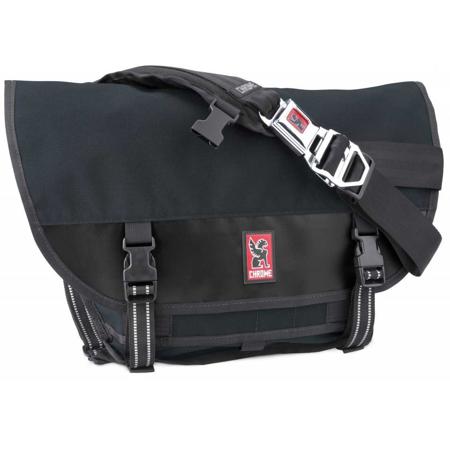 Chrome Mini Metro Messenger Bag, Indigo/Black
