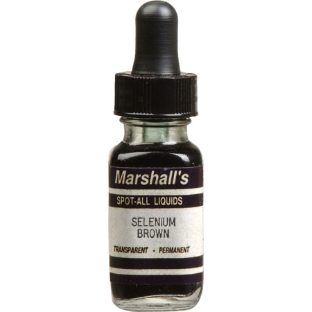 Marshall Spot-All Retouch Dye for Black & White Prints, Selenium Brown 1/2 Oz
