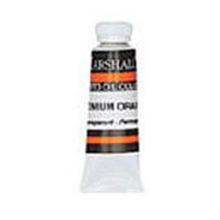 Marshall Cadmium Orange, Individual Oil Color for Hand Coloring, 1/2x2" Tube