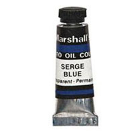 Marshall Serge Blue, Individual Oil Color f/H& Coloring, 1/2x2" Tube, #MS-2-SB