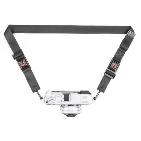 Chrome Niko Camera Strap, Black