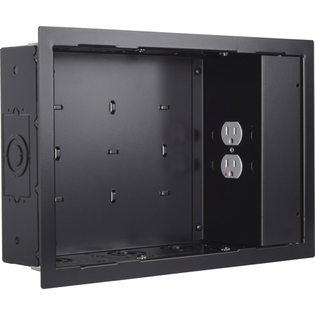 Chief IN-WALL SMALL BLK - W/ SURGEX 1 OUTLET