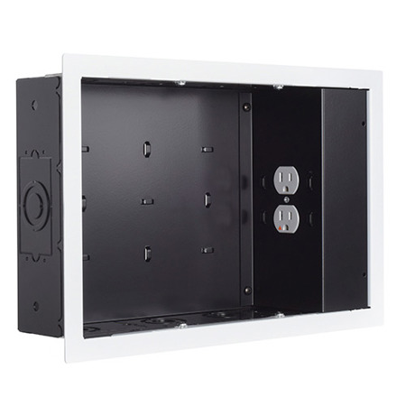 Chief IN-WALL SMALL WHT - W/ SURGEX 1 OUTLET