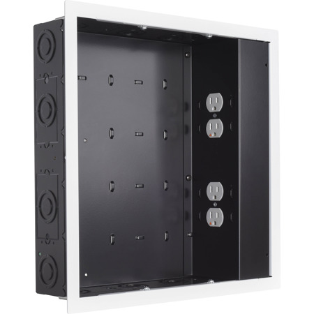 Chief IN-WALL LARGE WHT - W/ SURGEX 3 OUTLETS
