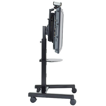 Chief PFCU Large Flat Panel Mobile Cart with Casters, Black