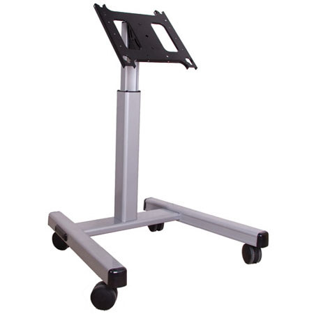 Chief PFMU Large Confidence Monitor Cart, Height Adjustment 3' to 4', Black