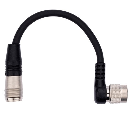 Chrosziel Right Angle Fujinon 12-Pin Hirose to Canon 20-Pin HIROSE Socket Adapter Cable for Focus and Analog Control Voltage