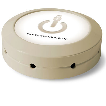 CableHub Round, Almond