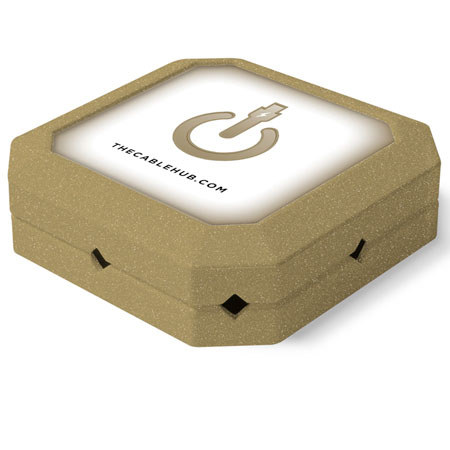 CableHub Square, Gold Metallic
