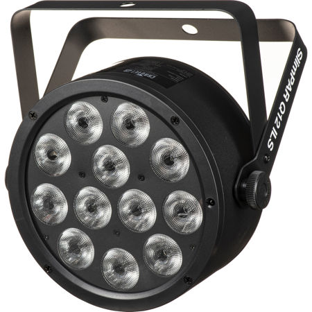 CHAUVET DJ SlimPAR Q12 ILS 12x 6W RGBA LED Par Light, Black