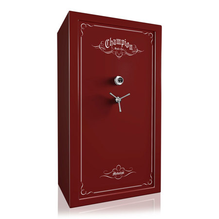 Champion Medalist Series 52 Gun Safe, 40x72.5x28.5", Gloss Burgundy