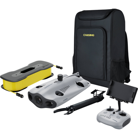 CHASING GLADIUS MINI S Underwater Drone Flash Pack 100m Tether Shadow Gray